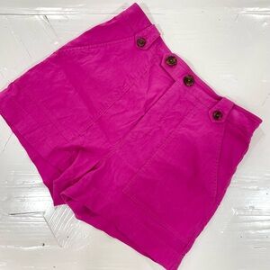 Maeve Pink High Waist Shorts
